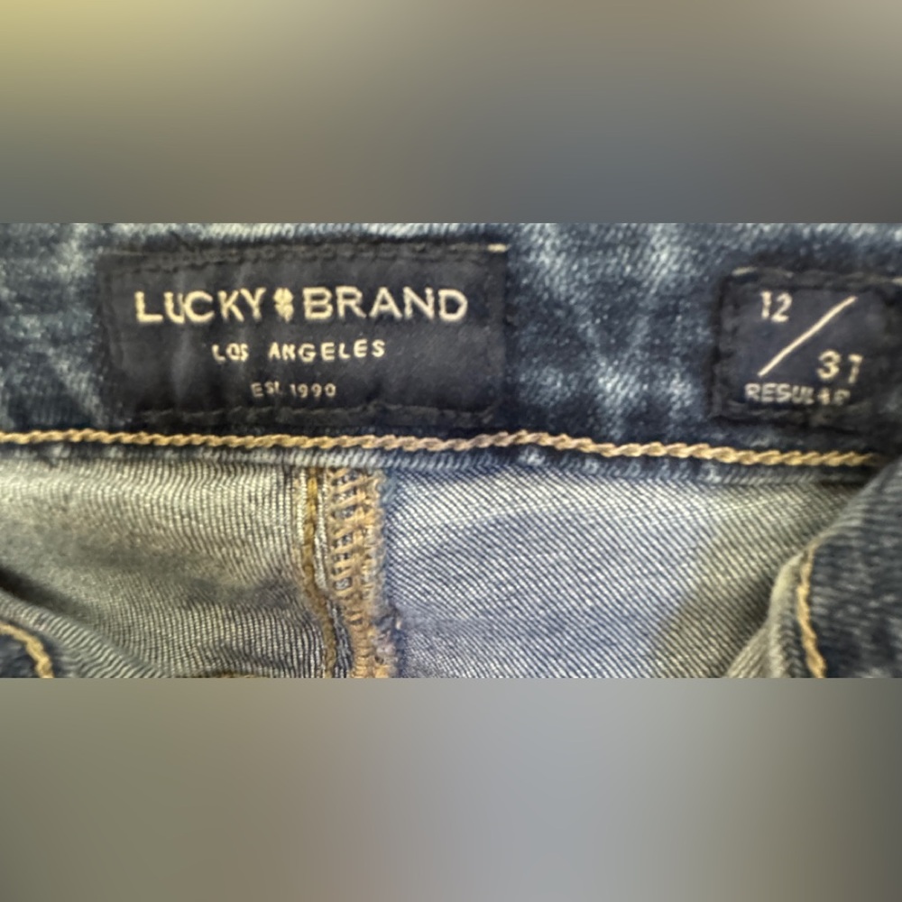 Lucky Brand Dark Blue Straight Leg Jeans - Picture 4 of 4